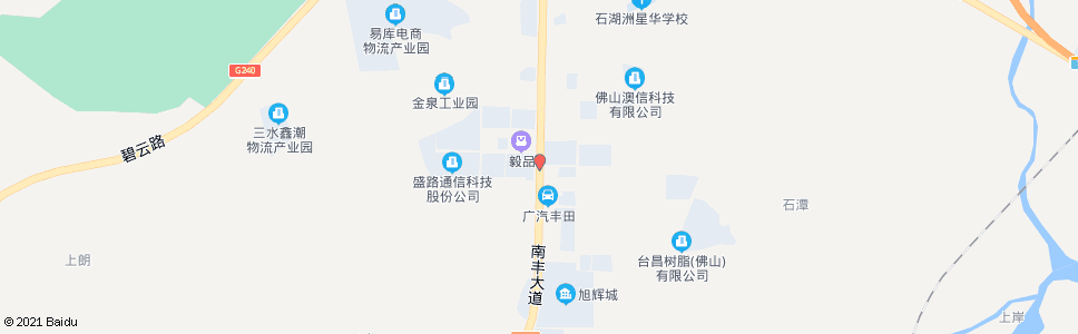 佛山盛路通信路口_公交站地图_佛山公交_妙搜公交查询2024