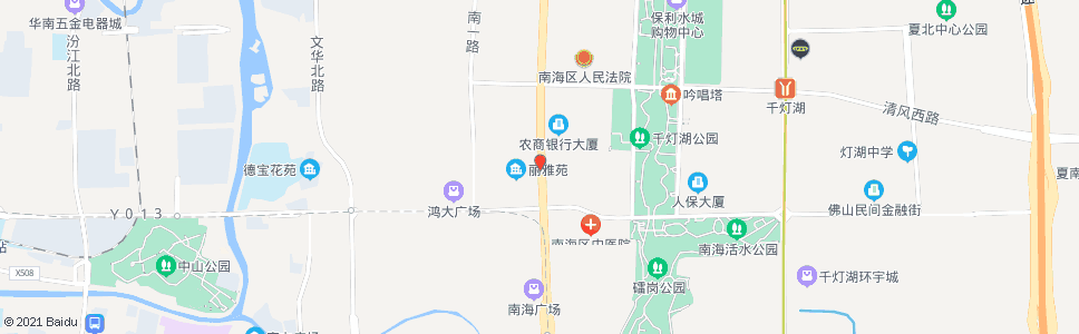 佛山南海大道海四路口(原南海人才市场)_公交站地图_佛山公交_妙搜公交查询2024