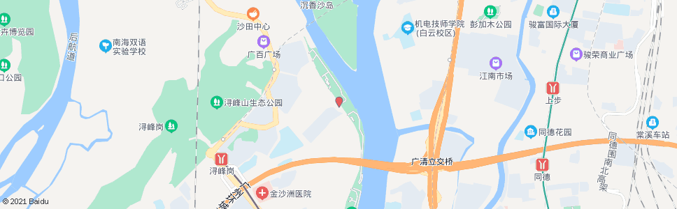 广州彩滨北路(西海岸)_公交站地图_广州公交_妙搜公交查询2024