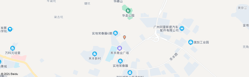 广州华峰路(红旗村)_公交站地图_广州公交_妙搜公交查询2025