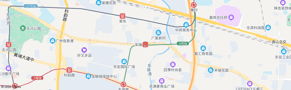 广州车陂站_公交站地图_广州公交_妙搜公交查询2024