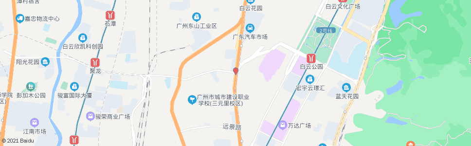 广州机场路岗贝路口_公交站地图_广州公交_妙搜公交查询2024