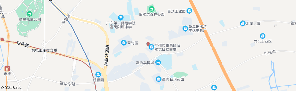 广州旧水坑派出所(旧村南路)_公交站地图_广州公交_妙搜公交查询2025