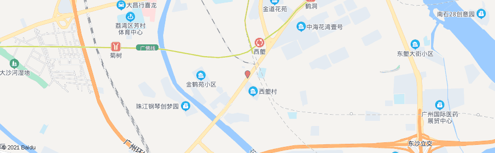 广州麦村1_公交站地图_广州公交_妙搜公交查询2025