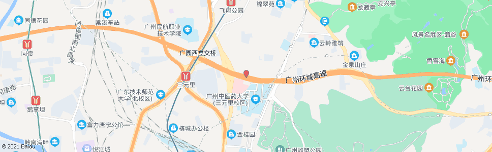 广州交电新村_公交站地图_广州公交_妙搜公交查询2024