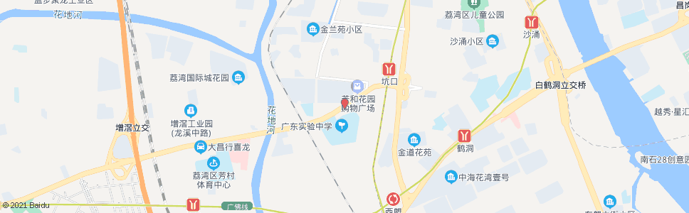 广州龙溪大道东(教师新村)_公交站地图_广州公交_妙搜公交查询2024