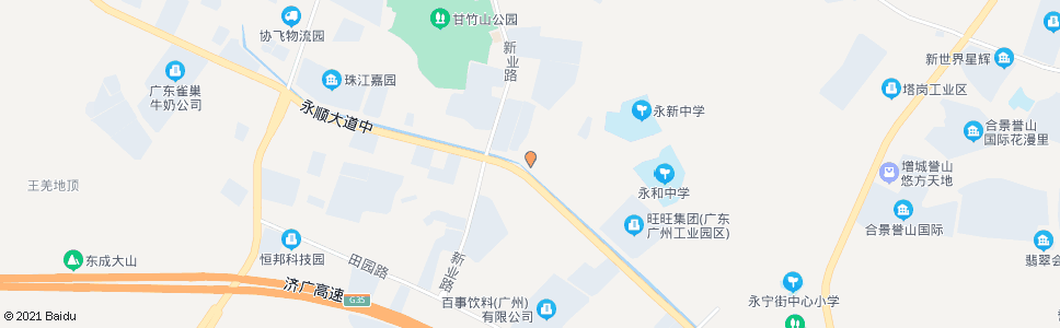 广州树吓村_公交站地图_广州公交_妙搜公交查询2024