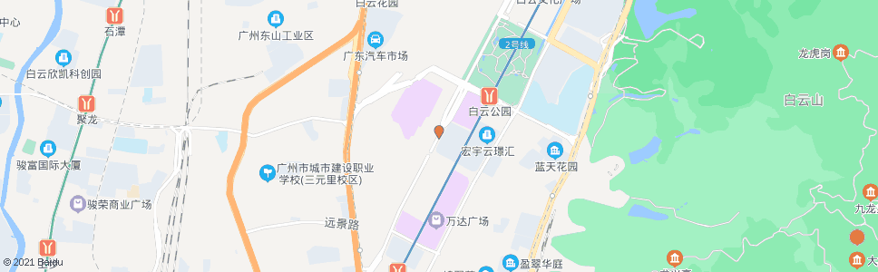 广州云城西路(云城南四路口)_公交站地图_广州公交_妙搜公交查询2025