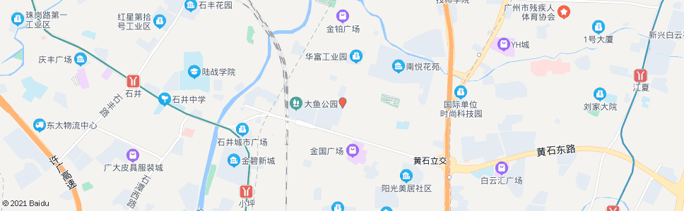 广州石岗西基街_公交站地图_广州公交_妙搜公交查询2024