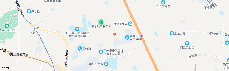 广州旧水坑村_公交站地图_广州公交_妙搜公交查询2025