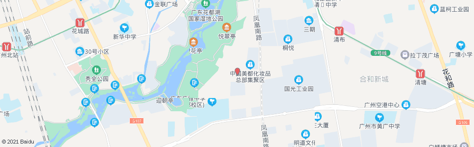 广州雅瑶新村总站_公交站地图_广州公交_妙搜公交查询2024