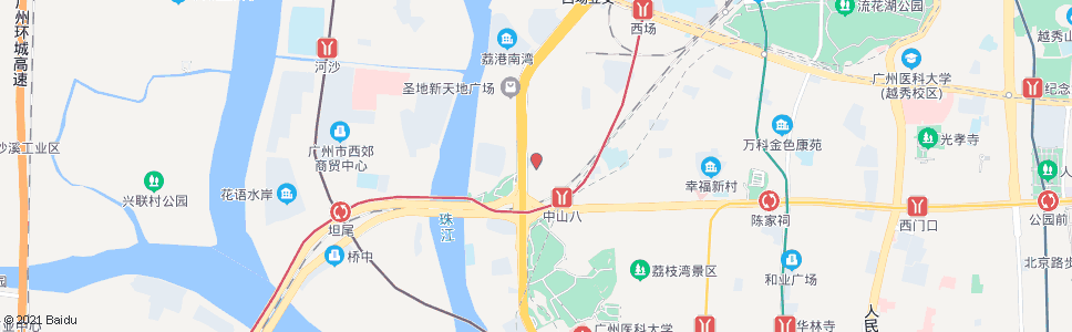 广州南岸路口_公交站地图_广州公交_妙搜公交查询2024