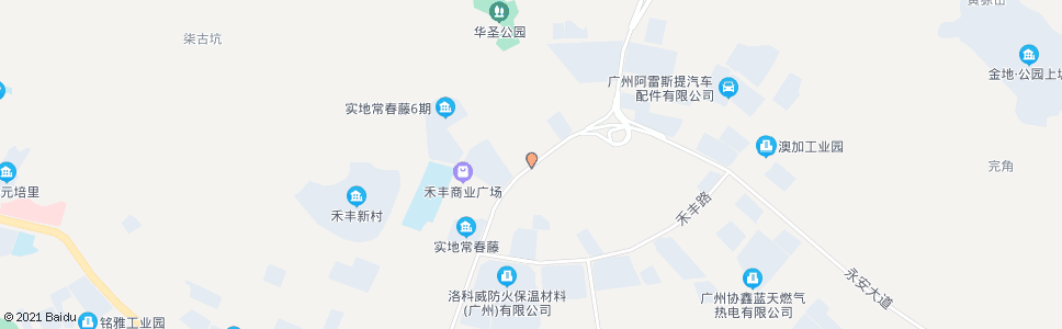 广州禾丰村_公交站地图_广州公交_妙搜公交查询2024