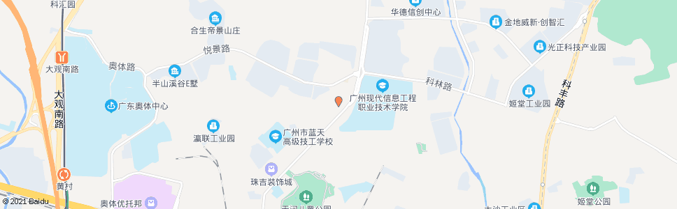 广州大淋岗总站(现代学院)_公交站地图_广州公交_妙搜公交查询2024