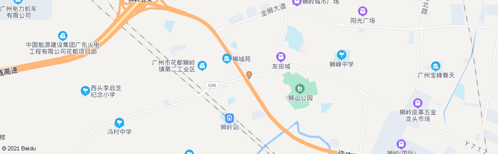 广州狮岭汽车总站_公交站地图_广州公交_妙搜公交查询2024