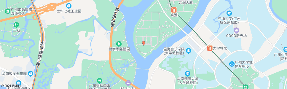 广州螺旋四路西_公交站地图_广州公交_妙搜公交查询2024