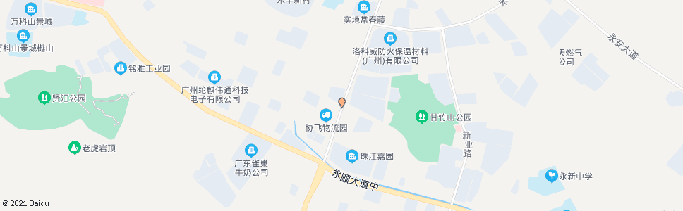 广州永和大道(布岭路口)_公交站地图_广州公交_妙搜公交查询2024