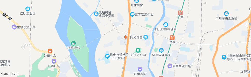 广州西洲北路总站(增槎路口)_公交站地图_广州公交_妙搜公交查询2024