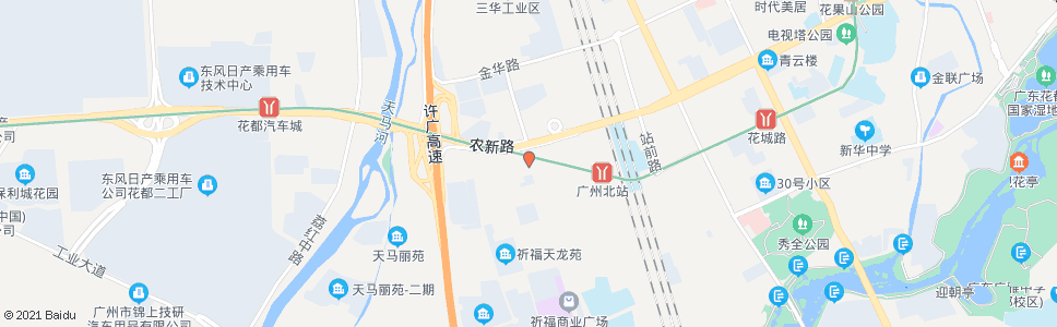 广州布心村(新街水果市场)_公交站地图_广州公交_妙搜公交查询2024