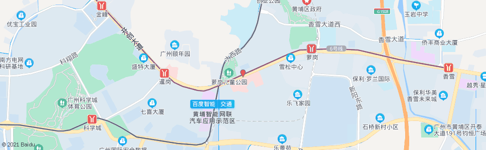 广州开创大道(中大岭南医院)_公交站地图_广州公交_妙搜公交查询2024