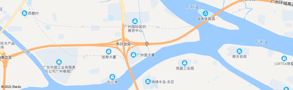 广州洛村_公交站地图_广州公交_妙搜公交查询2024