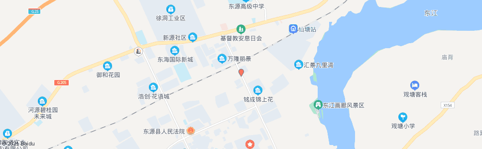 河源东江桃园_公交站地图_河源公交_妙搜公交查询2025