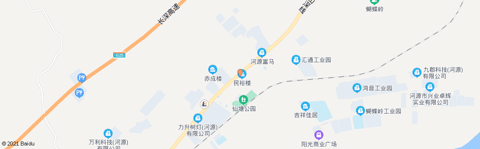 河源仙塘市场(北)_公交站地图_河源公交_妙搜公交查询2024