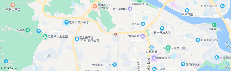 惠州天悦酒店_公交站地图_惠州公交_妙搜公交查询2024