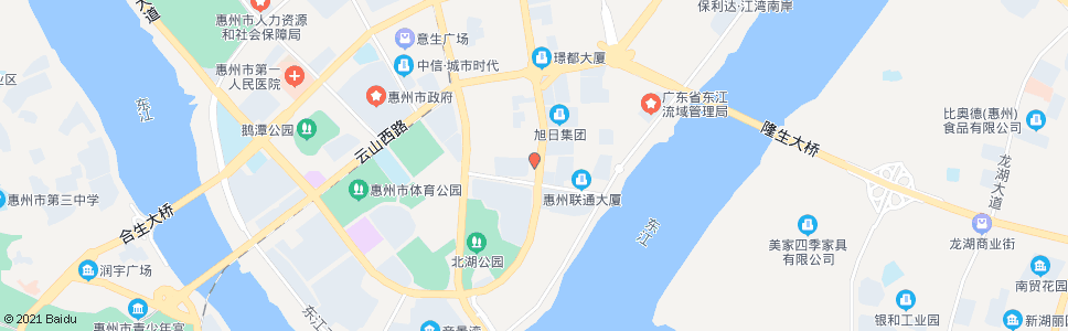 惠州水北市场_公交站地图_惠州公交_妙搜公交查询2025