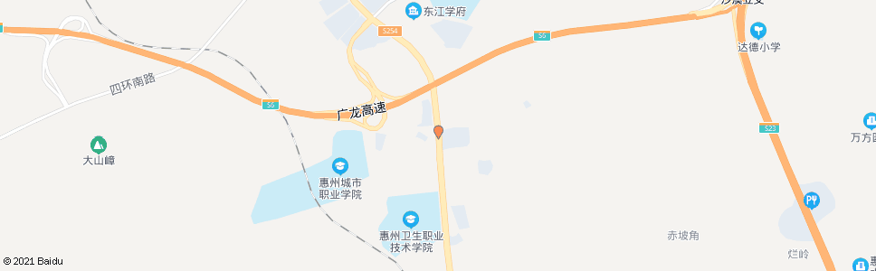 惠州福长岭_公交站地图_惠州公交_妙搜公交查询2024