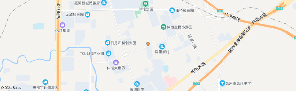 惠州女子中队_公交站地图_惠州公交_妙搜公交查询2025