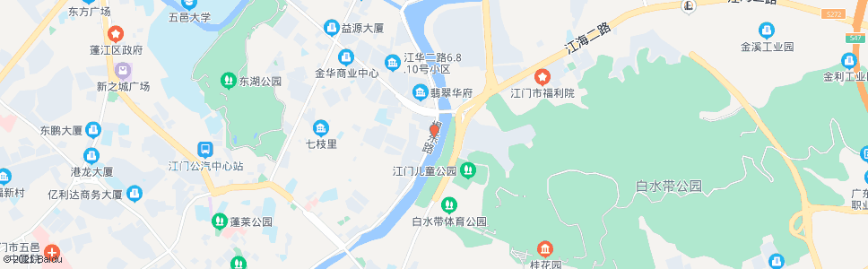 江门白庙_公交站地图_江门公交_妙搜公交查询2024