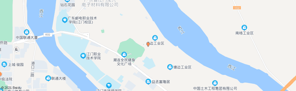 江门卢边市场_公交站地图_江门公交_妙搜公交查询2025