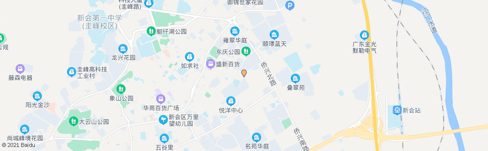 江门明兴路口_公交站地图_江门公交_妙搜公交查询2025