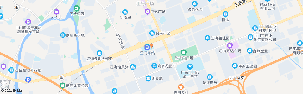 江门城轨江门站_公交站地图_江门公交_妙搜公交查询2024