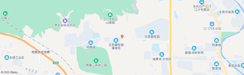 江门漫绿小区_公交站地图_江门公交_妙搜公交查询2024