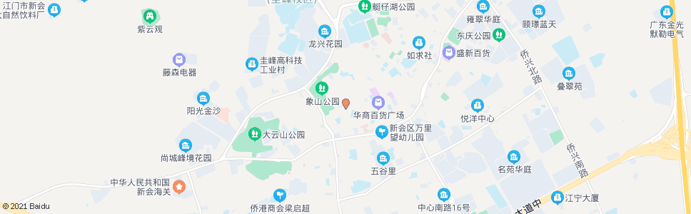 江门新西隅路站_公交站地图_江门公交_妙搜公交查询2025