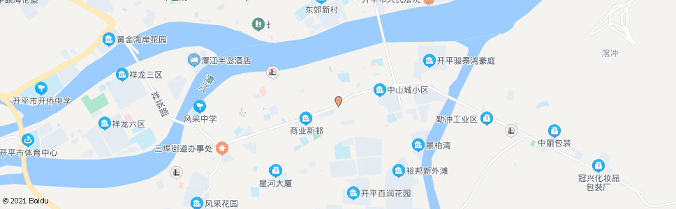 江门果园村_公交站地图_江门公交_妙搜公交查询2025