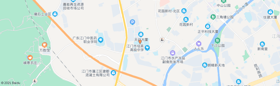 江门体育运动公园(滑草场路口)_公交站地图_江门公交_妙搜公交查询2024