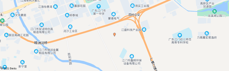 江门明星村_公交站地图_江门公交_妙搜公交查询2025