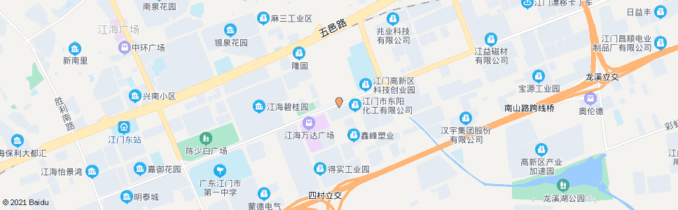 江门得发路口_公交站地图_江门公交_妙搜公交查询2025