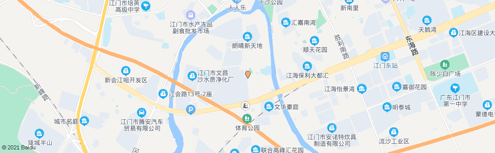 江门文昌花园_公交站地图_江门公交_妙搜公交查询2025