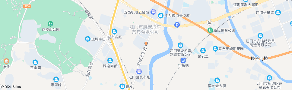 江门水果市场_公交站地图_江门公交_妙搜公交查询2025