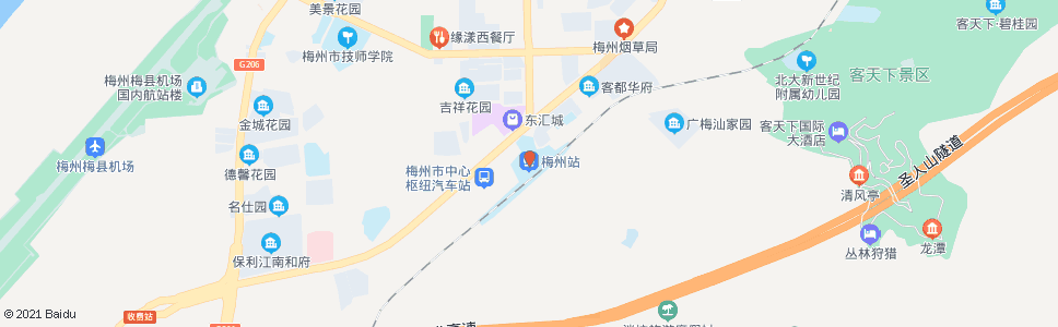 梅州梅花路_公交站地图_梅州公交_妙搜公交查询2025