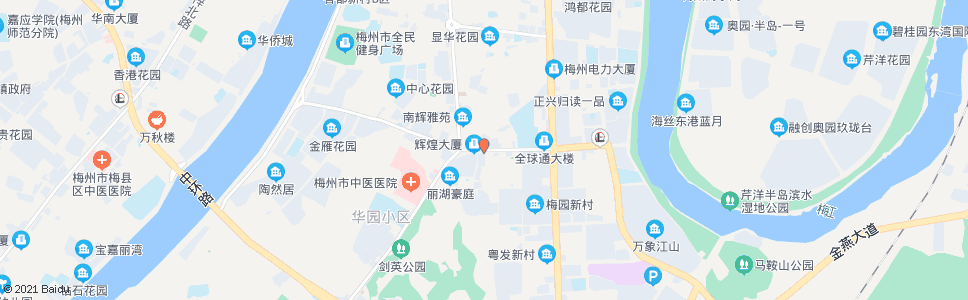 梅州丽都新村_公交站地图_梅州公交_妙搜公交查询2024