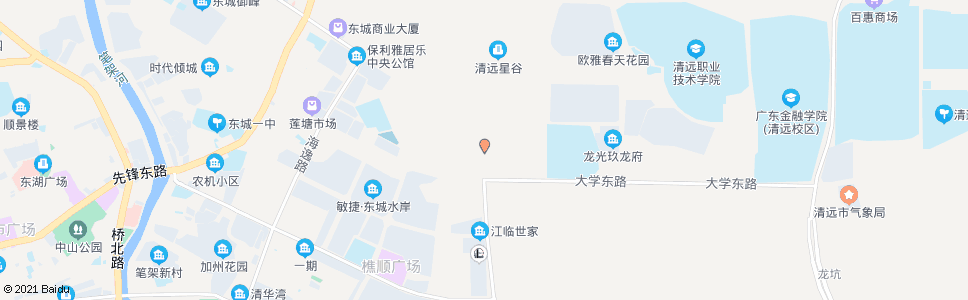 清远大学城路口_公交站地图_清远公交_妙搜公交查询2024