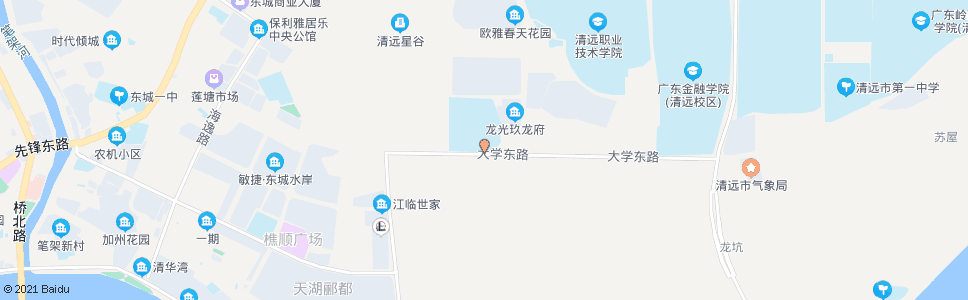 清远第一中学实验学校_公交站地图_清远公交_妙搜公交查询2024