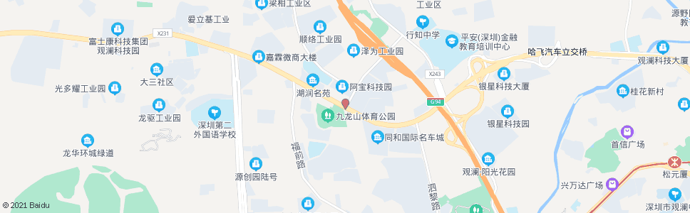 深圳大富工业区路口_公交站地图_深圳公交_妙搜公交查询2025