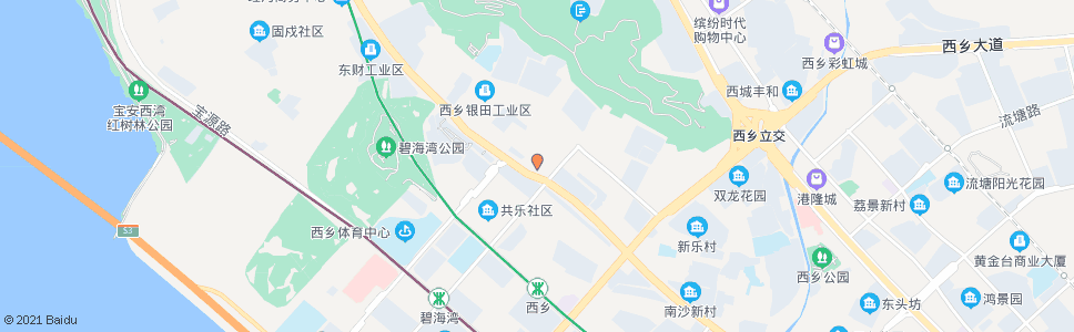 深圳西乡客运站_公交站地图_深圳公交_妙搜公交查询2025