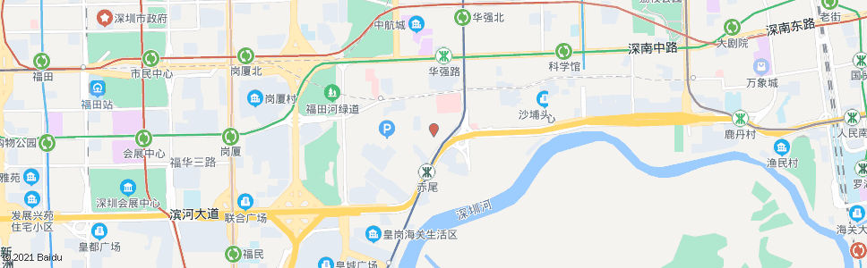 深圳福田实验学校2_公交站地图_深圳公交_妙搜公交查询2024